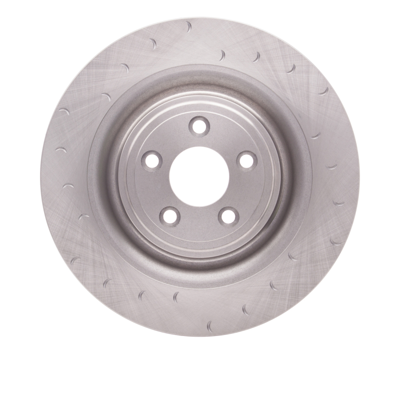 Jaguar XKR Brake Rotor (1) - Rear - R1 Concepts - Slotted - `08-`09